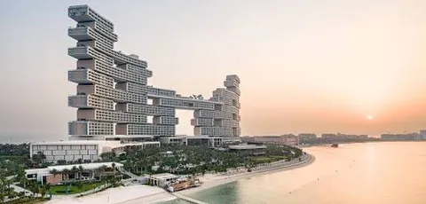 Aerial view of the Royal Atlantis Resort & Residences, Dubai